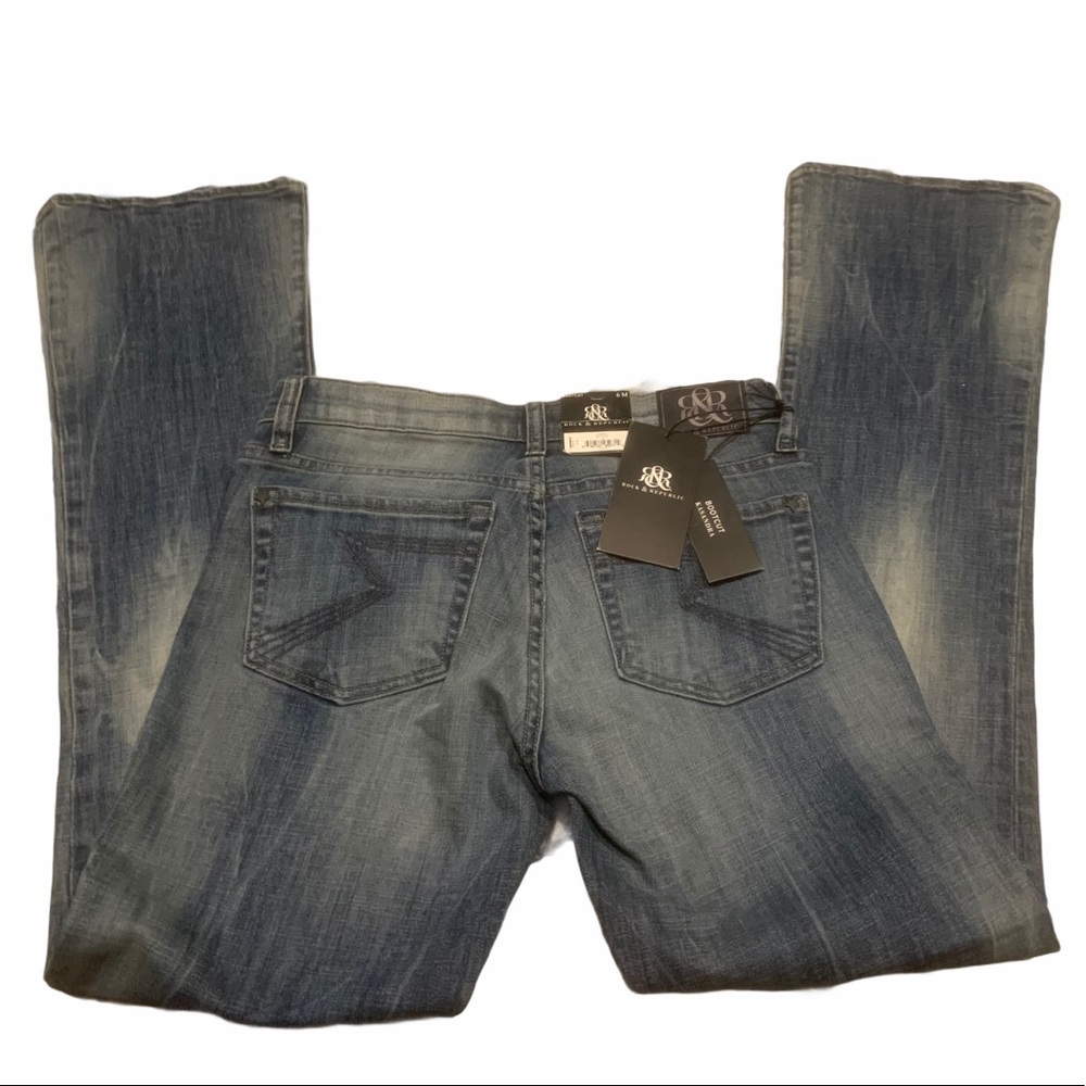 NWT Rock&Republic Cassandra Bootcut Jeans Hazmat 6